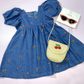 VESTIDO AZUL 3PZS LENTES