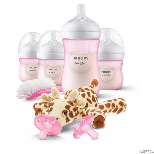 SET PEPES AVENT ROSADO GIRAFA