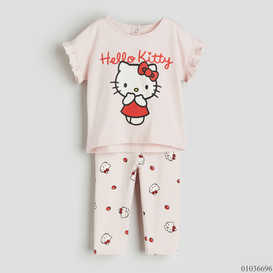 TRAJE HELLO KITTY 2PZS ROSADO