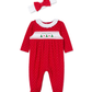 PIJAMA 1ST CHRISTMAS ROJA VINCHA