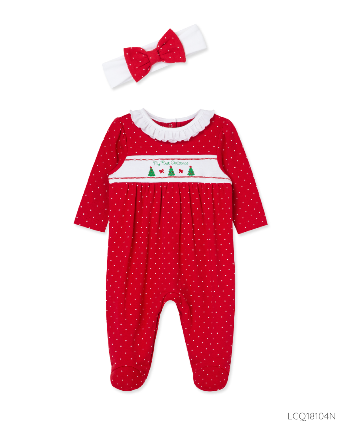 PIJAMA 1ST CHRISTMAS ROJA VINCHA
