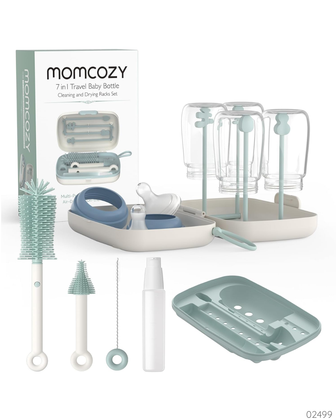 JUEGO DE CEPILLOS MOMCOZY VERDE