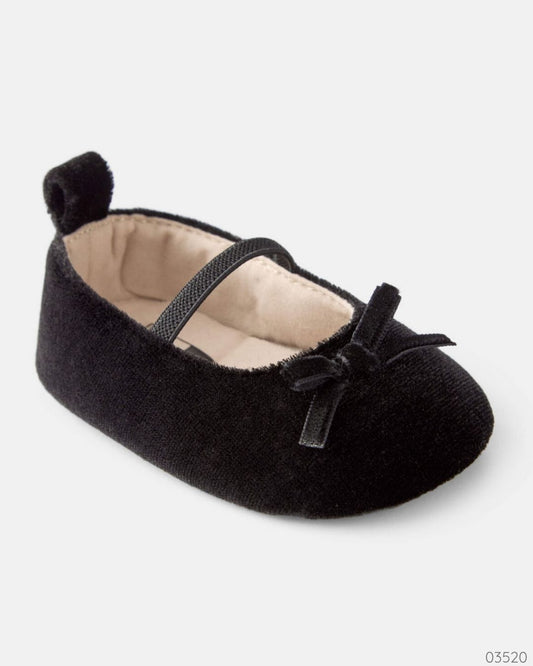 ZAPATO BEBE NIÑA NEGROS CARTERS