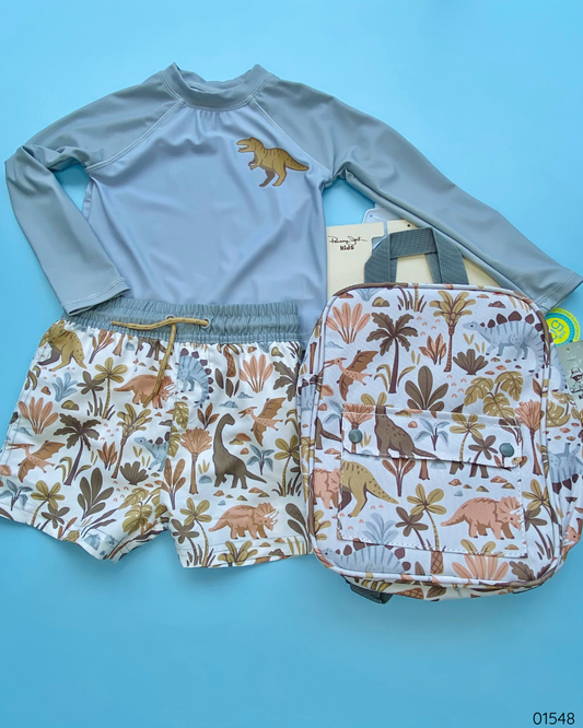 TRAJE DINOSAURIOS Y MOCHILA