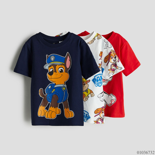 SET DE CAMISAS PAW PATROL