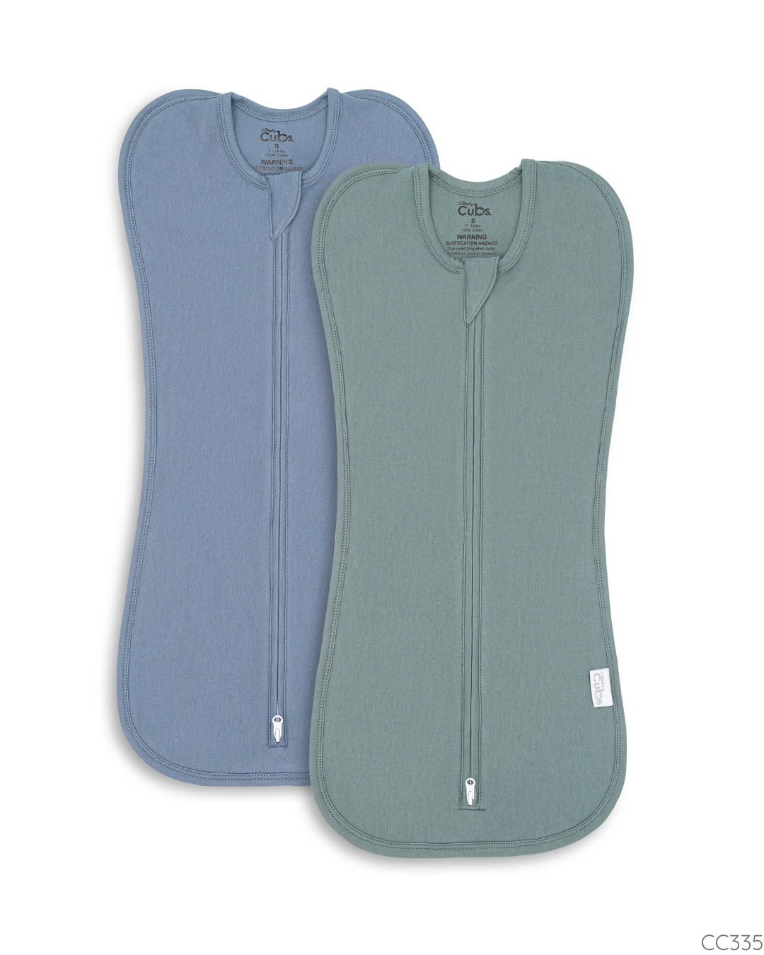 EASY ZIPPER SWADDLE AZUL COMFYCUBS