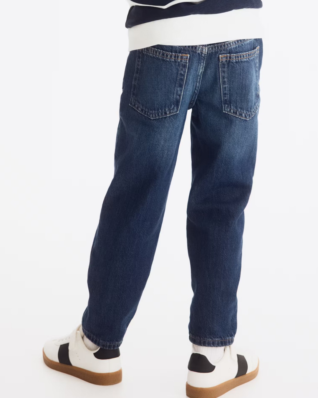 PANTALON H&M LOOSE FIT AZUL OSCURO