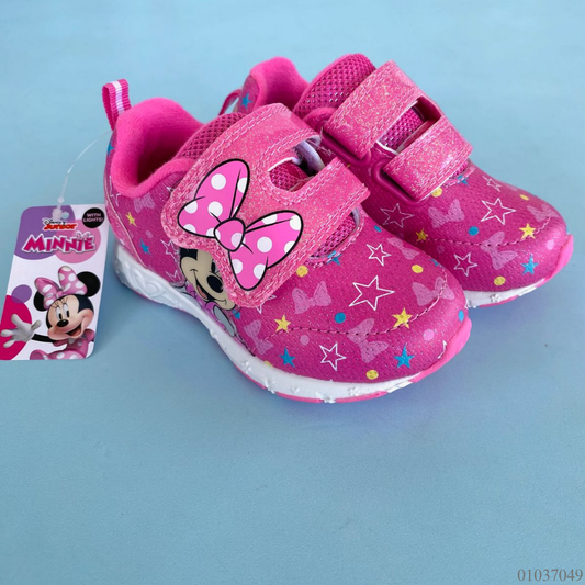 TENIS MINNIE MOUSE ESTRELLAS ROSA