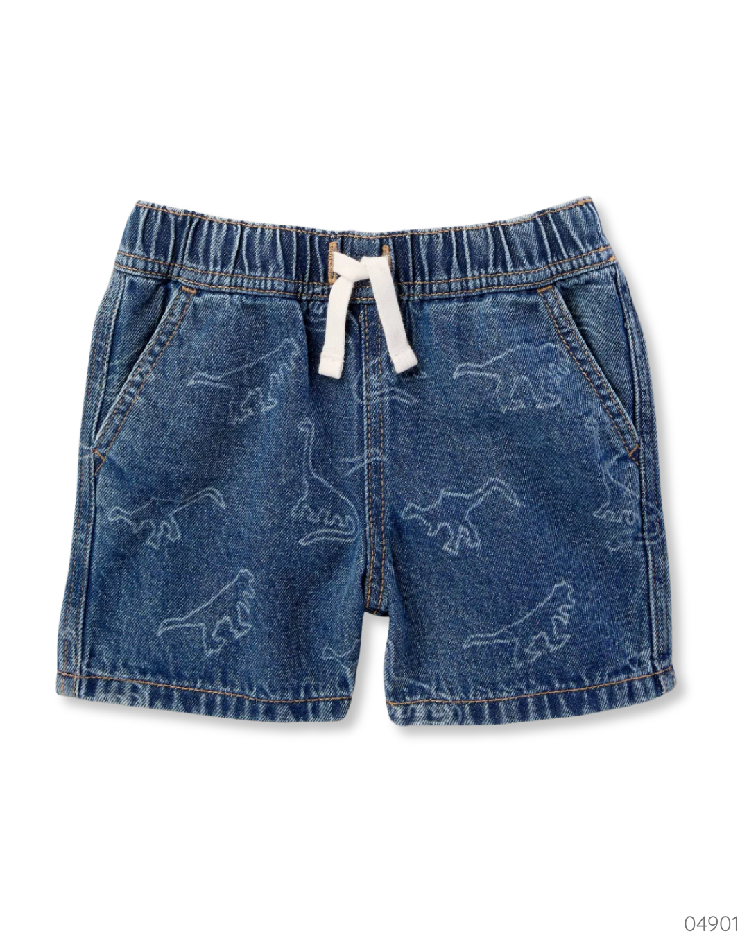 SHORT AZUL CORDONES DINOSAURIOS