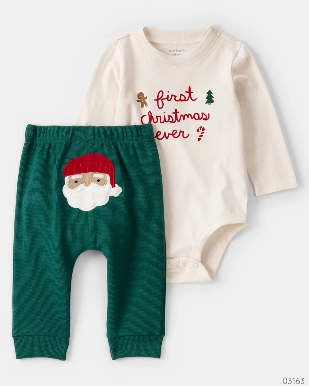 TRAJE NAVIDEÑO SANTA CARTER´S FIRST CHRISTMAS