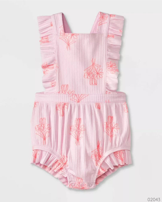 ROMPER ROSADO FLORES CAT & JACK