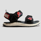 SANDALIAS SPIDERMAN NEGRAS