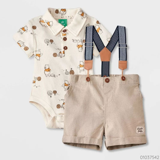 TRAJE WINNIE THE POOH TIRANTES SHORT