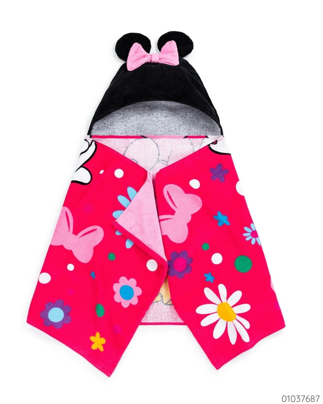 TOALLA CON CAPUCHA MINNIE MOUS