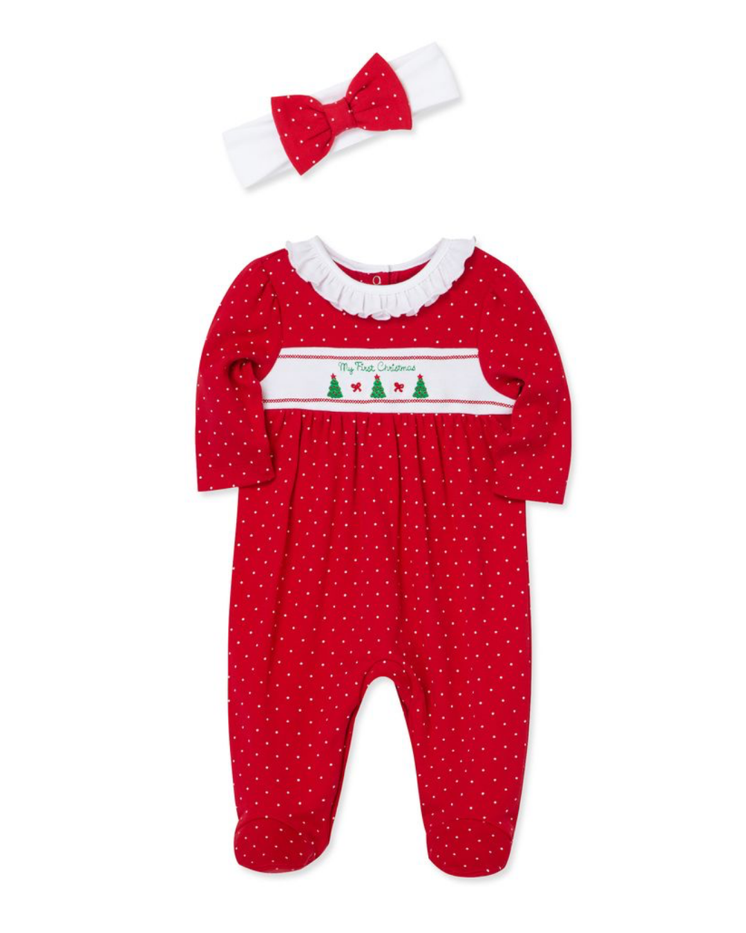 PIJAMA 1ST CHRISTMAS ROJA VINCHA