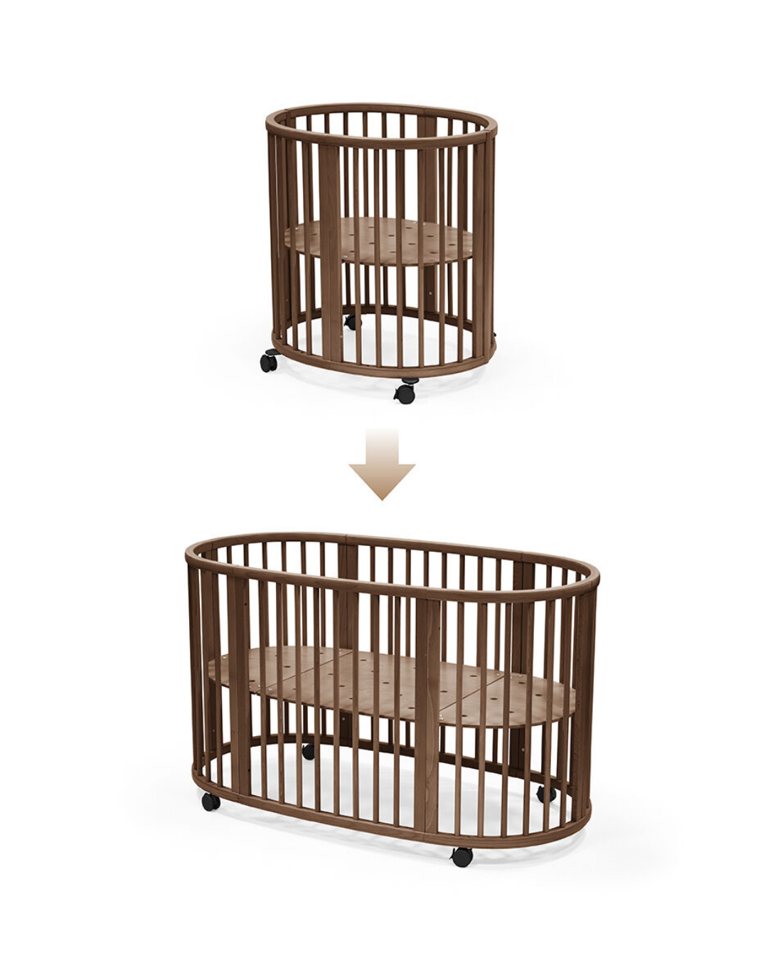 EXTENCION PARA CUNA STOKKE CAFÉ OSCURO