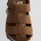 SANDALIAS CERRADAS H&M CAFE OSCURO