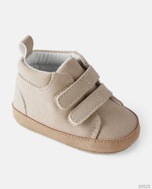 ZAPATO CAFÉ CLARO BEBE NIÑO ALTOS
