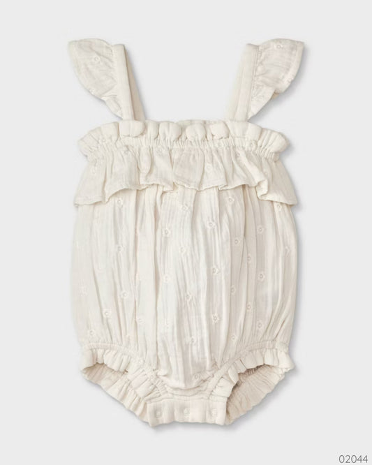 ROMPER BLANCO BORDADO CAT & JACK