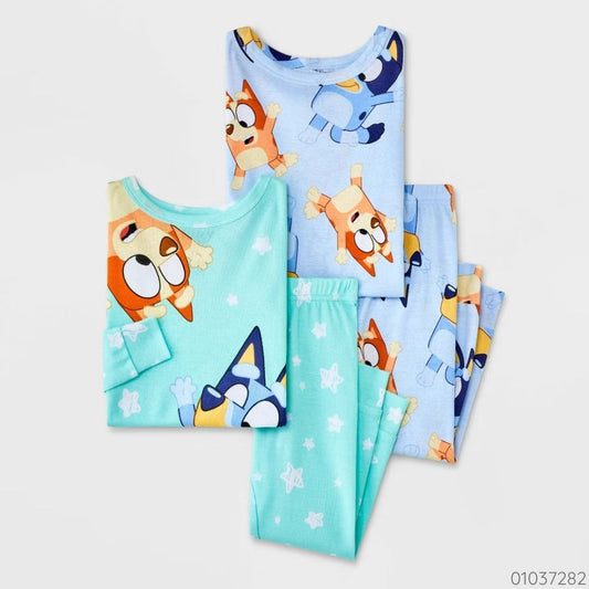 PIJAMAS BLUEY AZUL Y VERDE