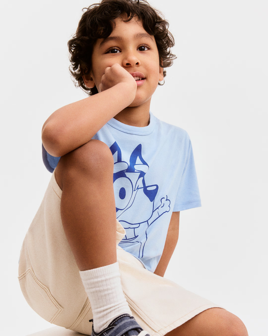 CAMISA AZUL BLUEY H&M