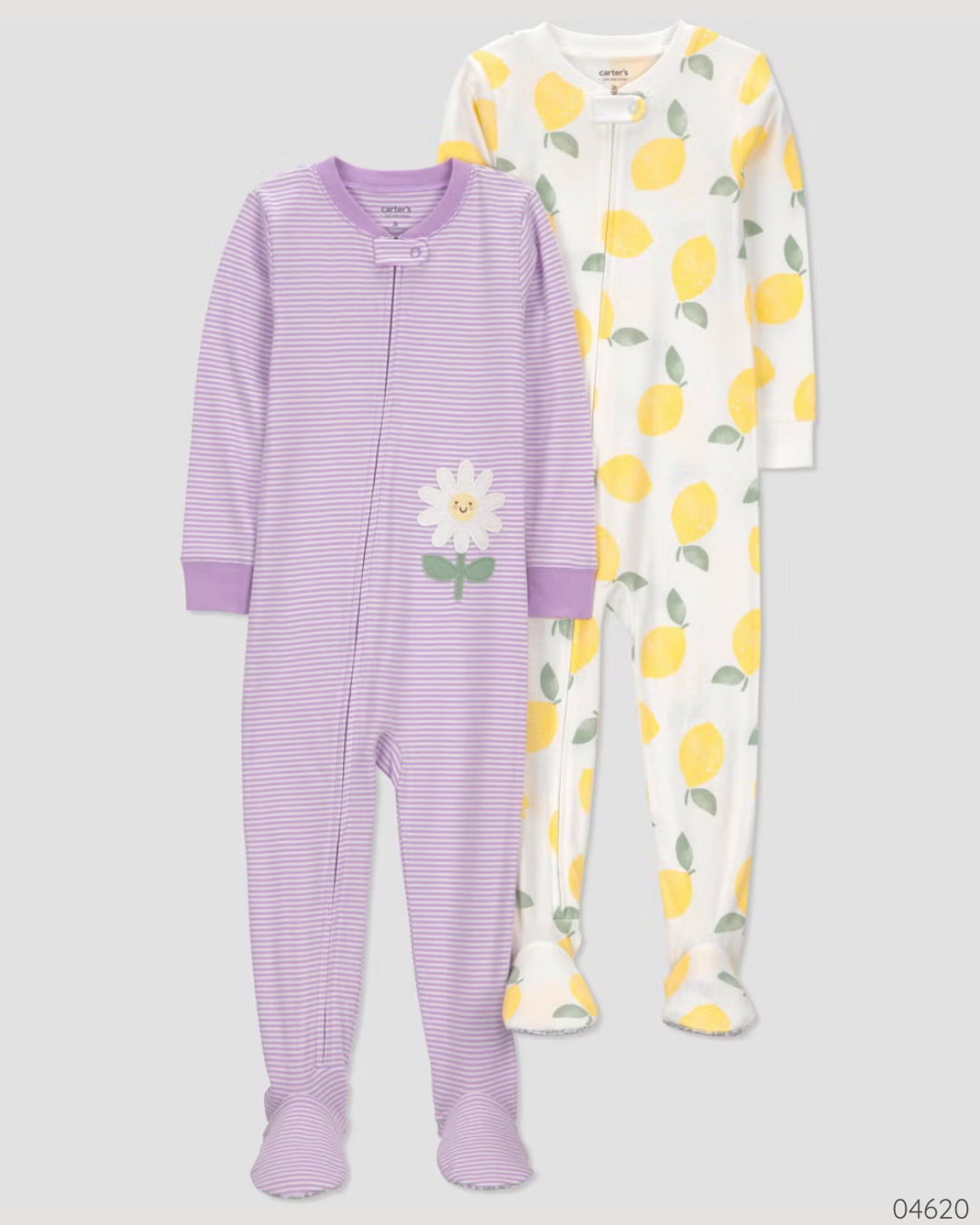 PIJAMAS BLANCO MORADO