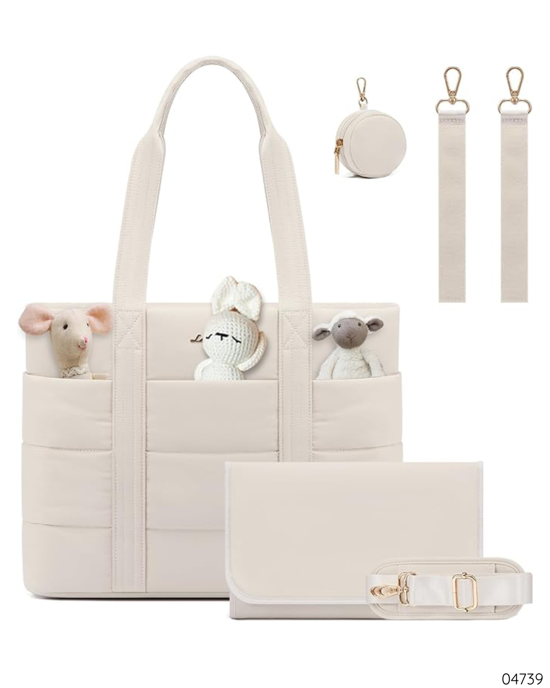 PAÑALERA LOVEVOOK CON CAMBIADOR BLANCO