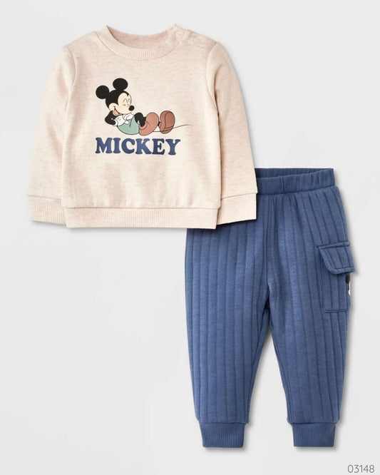 TRAJE 2PZS MICKEY PANTALON AZUL