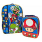 MOCHILA Y LONCHERA HONGO MARIO BROSS