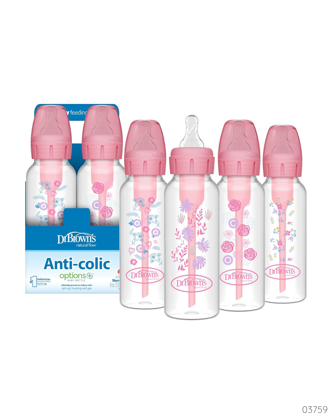 PEPES ANTI-COLIC DR BROWNS ROSA