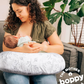 ALMOHADA BOPPY HOJAS GRIS