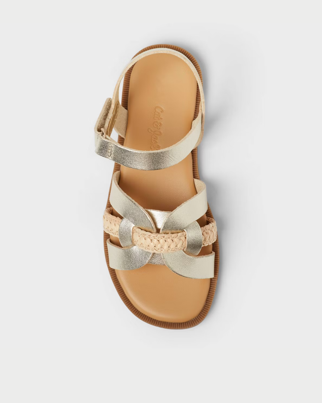SANDALIAS DORADAS