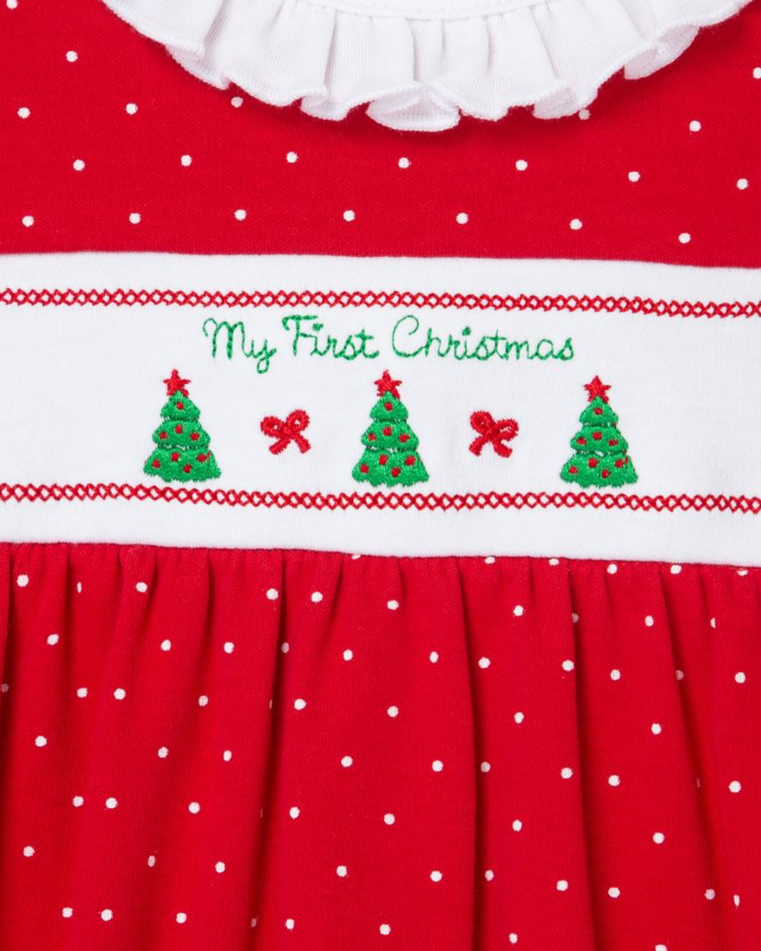 PIJAMA 1ST CHRISTMAS ROJA VINCHA