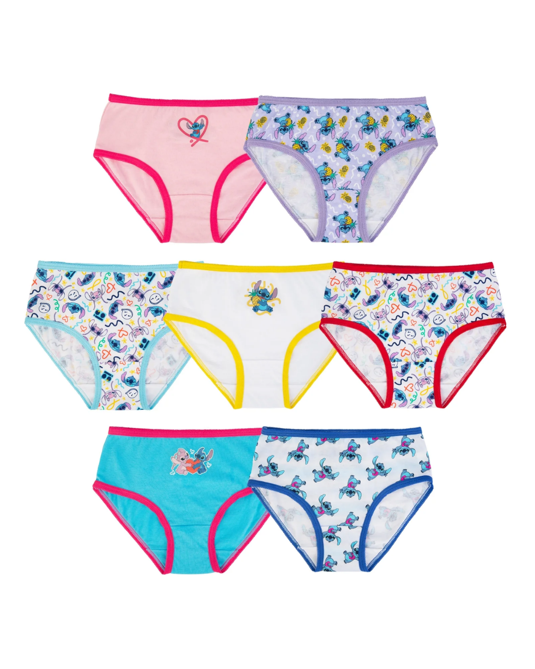 PANTIES 7 PZS STITCH