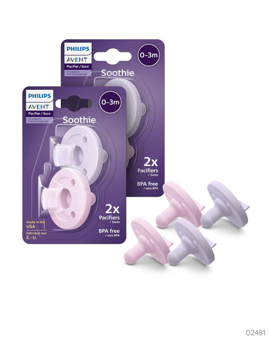 CHUPONES AVENT 2 PZS COLORES
