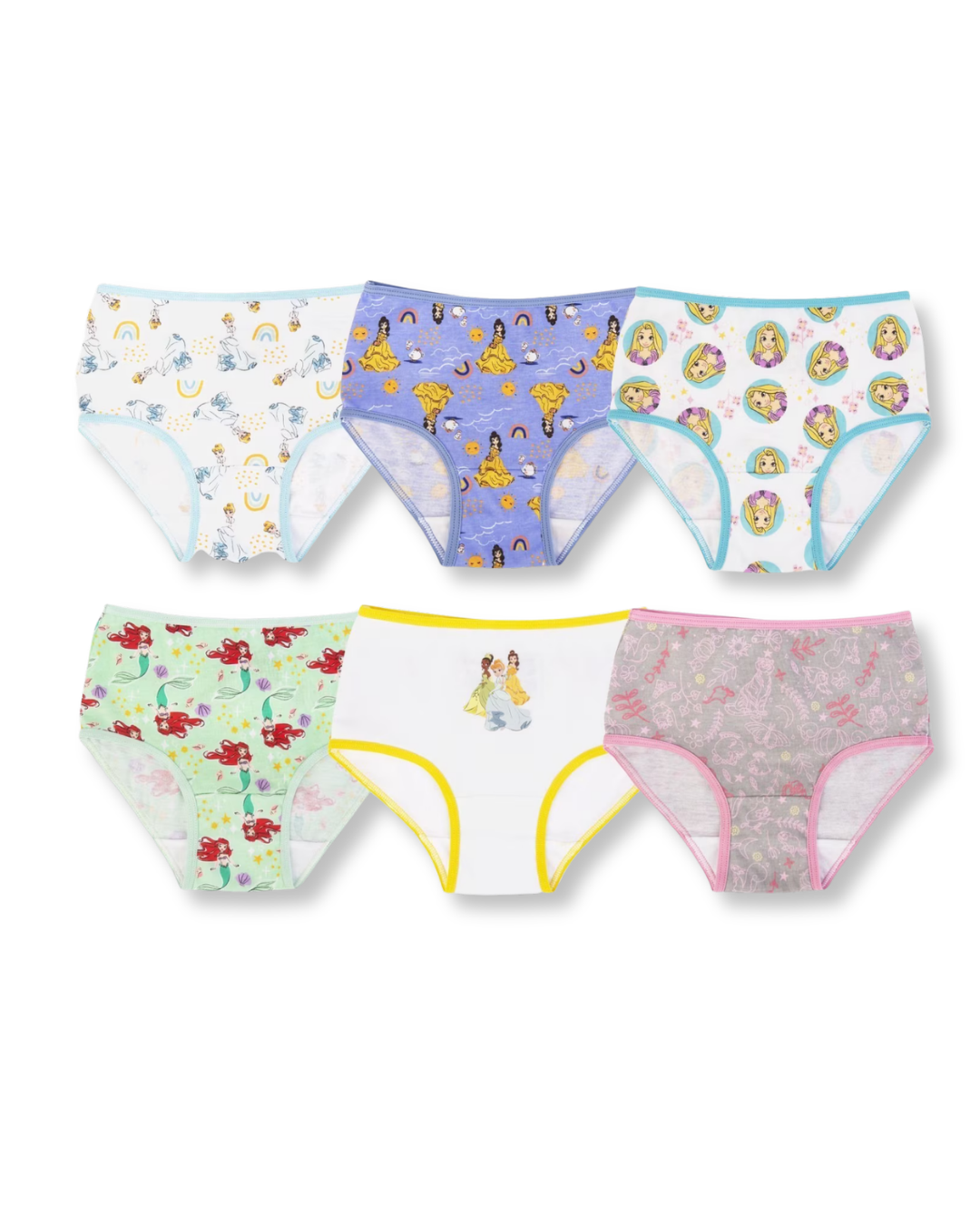 CALZONCITOS PRINCESAS 6PZS