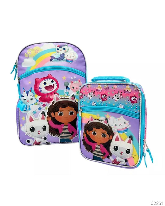 MOCHILA Y LONCHERA GABBYS DOLLHOUSE