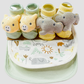 BABERO + CALCETINES 4PZS ELEFANTE