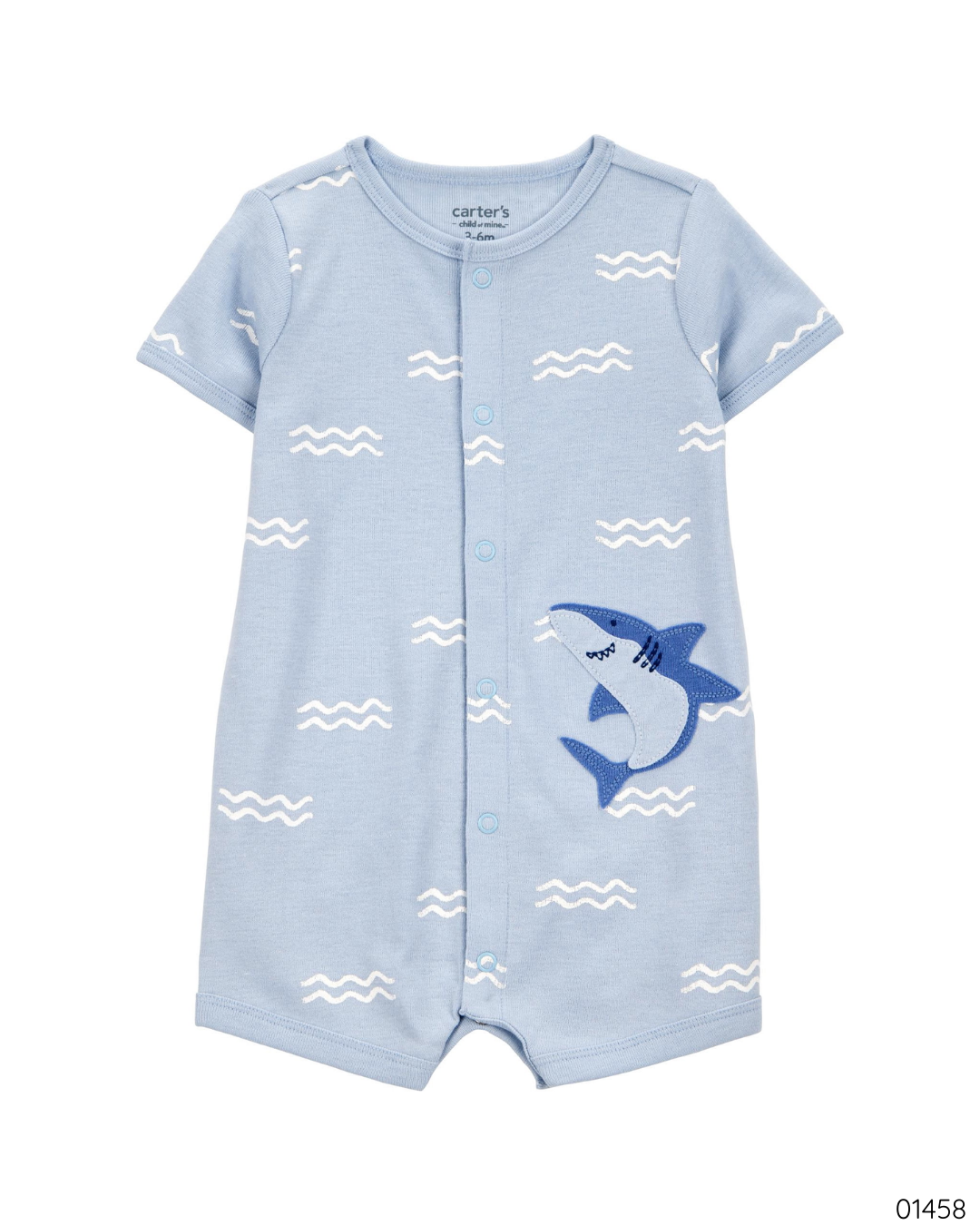 ROMPER TIBURON AZUL