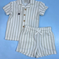 TRAJE 2PZS RAYADO C&C