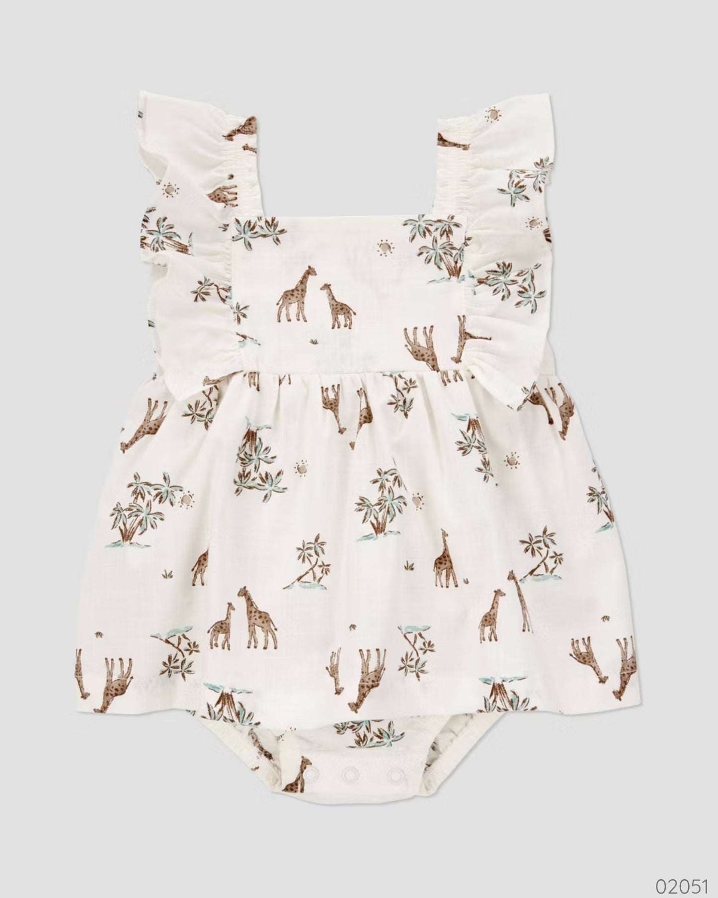 ROMPER SAFARI JIRAFAS CARTERS NIÑA
