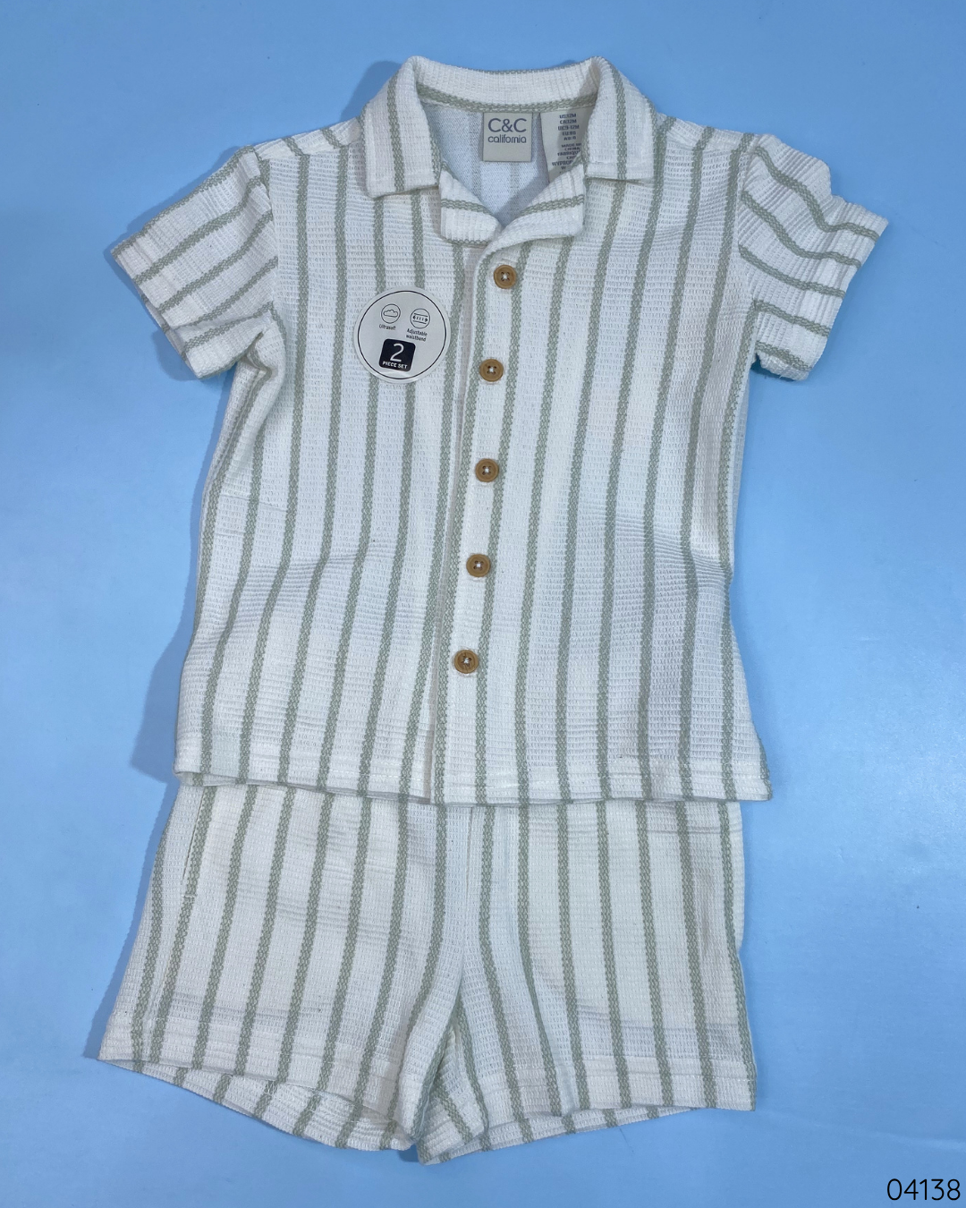 TRAJE 2PZS RAYADO C&C