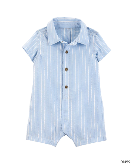 ROMPER AZUL RAYAS