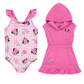 SET TRAJE BAÑO MINNIE ROSADO