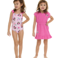 SET TRAJE BAÑO MINNIE ROSADO