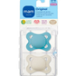 CHUPONES MAM 0-6M AZUL BEIGE