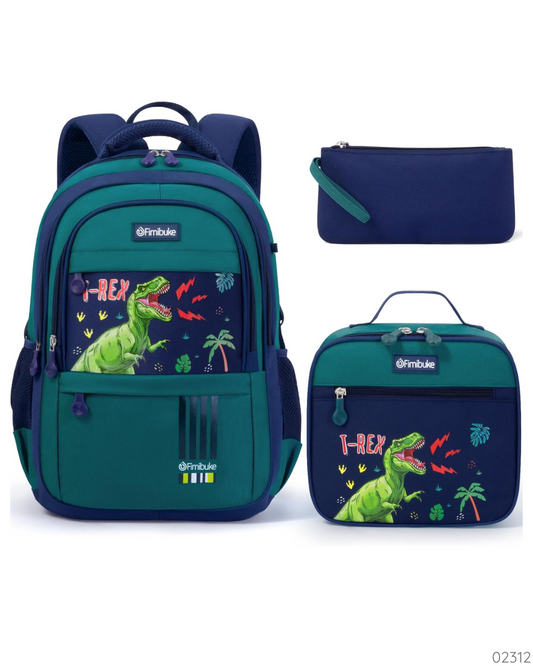 SET MOCHILA T-REX 3 PZS