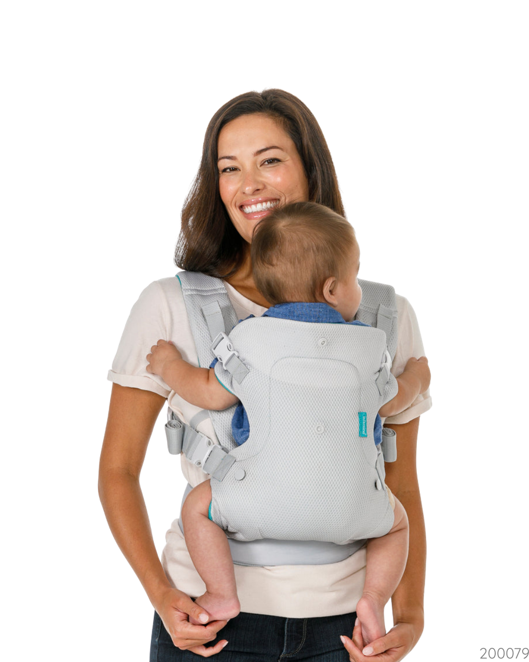 PORTABEBÉ FLIP 4-EN-1 LIGHT & AIRY INFANTINO
 8-32 LIBRAS