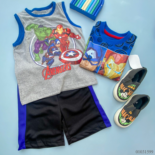 TRAJE NIÑO 3 PIEZAS AVENGERS