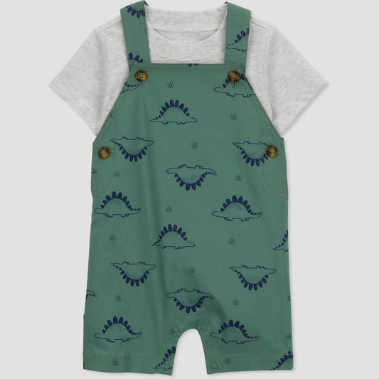 TRAJE NIÑO OVERALL DINOSAURIOS